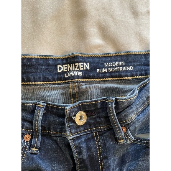 Denizen Levi’s Jeans Women Size 27”x24” Modern Slim Boyfriend Capri - Picture 4 of 10